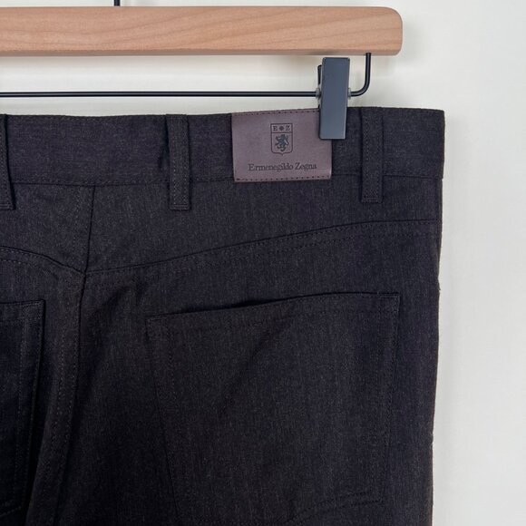 Ermenegildo Zegna Brown Dress Pants - Picture 9 of 14